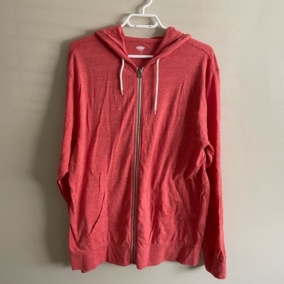 Old Navy Red Zip Up Sweater in size Large - Picture 1 of 4